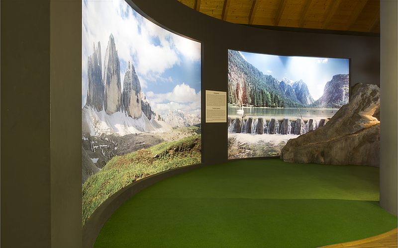 Exhibition hall of Cheese World