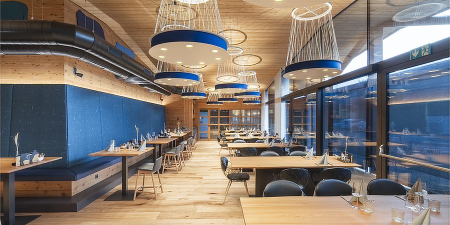 The bistro dining room