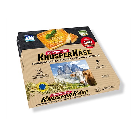 Südtiroler Knusperkäse Chili (Grilling Cheese)